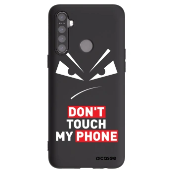 Picasee Realme 5 Hülle - Schwarzes Silikon - Evil Eye - Transparent