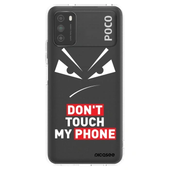 Picasee Xiaomi Poco M3 Hülle - Transparentes Silikon - Evil Eye - Transparent