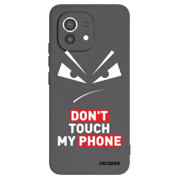 Picasee Xiaomi Mi 11 Hülle - Schwarzes Silikon - Evil Eye - Transparent