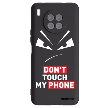 Picasee Huawei Nova 8i Hülle - Schwarzes Silikon - Evil Eye - Transparent