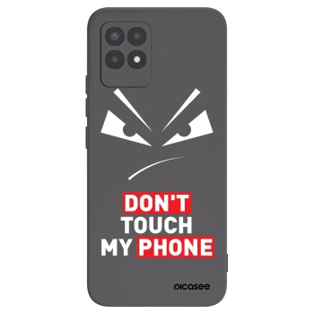 Picasee Realme 8i Hülle - Schwarzes Silikon - Evil Eye - Transparent