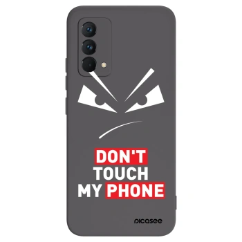 Picasee Realme GT Master Edition 5G Hülle - Schwarzes Silikon - Evil Eye - Transparent