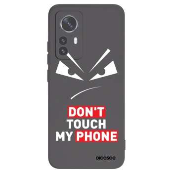 Picasee Xiaomi 12 Pro Hülle - Schwarzes Silikon - Evil Eye - Transparent