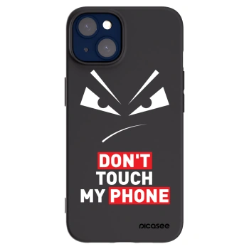 Picasee Apple iPhone 14 Hülle - Schwarzes Silikon - Evil Eye - Transparent