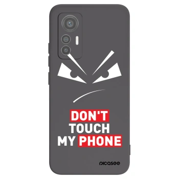 Picasee Xiaomi 12 Lite Hülle - Schwarzes Silikon - Evil Eye - Transparent