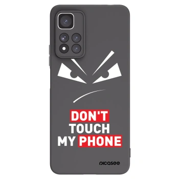 Picasee Xiaomi Redmi Note 11 Pro+ 5G Hülle - Schwarzes Silikon - Evil Eye - Transparent