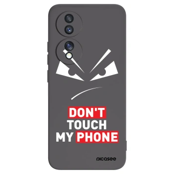 Picasee Honor 70 Hülle - Schwarzes Silikon - Evil Eye - Transparent