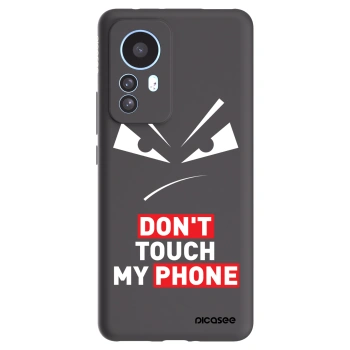 Picasee Xiaomi 12T Pro Hülle - Schwarzes Silikon - Evil Eye - Transparent