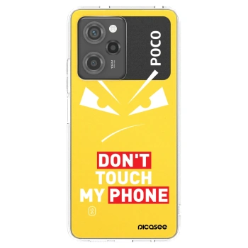 Picasee Xiaomi Poco X5 Pro Hülle - Schwarzes Silikon - Evil Eye - Transparent