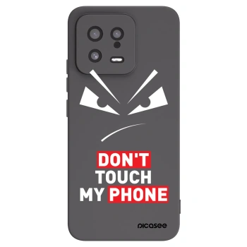 Picasee Xiaomi 13 Hülle - Schwarzes Silikon - Evil Eye - Transparent