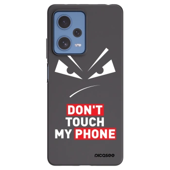 Picasee Xiaomi Redmi Note 12 Pro 5G Hülle - Schwarzes Silikon - Evil Eye - Transparent