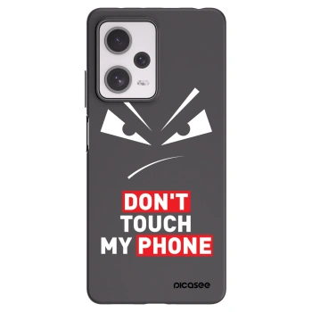 Picasee Xiaomi Redmi Note 12 Pro+ 5G Hülle - Schwarzes Silikon - Evil Eye - Transparent