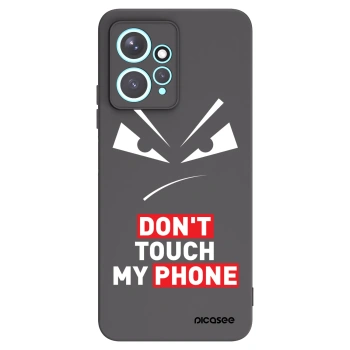 Picasee Xiaomi Redmi Note 12 4G Hülle - Schwarzes Silikon - Evil Eye - Transparent