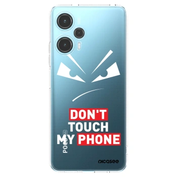 Picasee Xiaomi Poco F5 Hülle - Transparentes Silikon - Evil Eye - Transparent