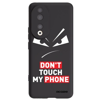 Picasee Honor 90 5G Hülle - Schwarzes Silikon - Evil Eye - Transparent