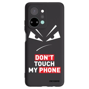 Picasee Honor X7a Hülle - Schwarzes Silikon - Evil Eye - Transparent