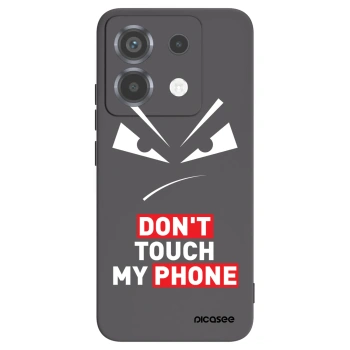 Picasee Xiaomi Poco X6 Hülle - Schwarzes Silikon - Evil Eye - Transparent