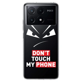 Picasee Xiaomi Poco X6 Pro Hülle - Transparentes Silikon - Evil Eye - Transparent