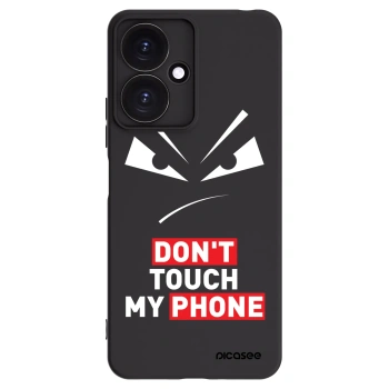 Picasee Xiaomi Redmi 13C 5G Hülle - Schwarzes Silikon - Evil Eye - Transparent