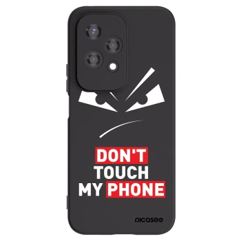 Picasee Honor 200 Lite Hülle - Schwarzes Silikon - Evil Eye - Transparent