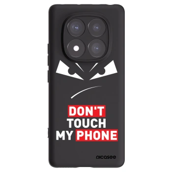 Picasee Xiaomi Redmi Note 14 Pro+ 5G Hülle - Schwarzes Silikon - Evil Eye - Transparent