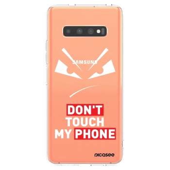 Picasee Samsung Galaxy S10 Plus G975 Hülle - Transparentes Silikon - Evil Eye - Transparent