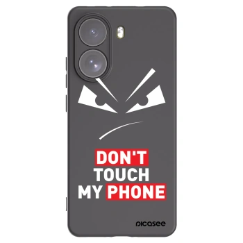 Picasee Xiaomi Poco X7 Hülle - Schwarzes Silikon - Evil Eye - Transparent