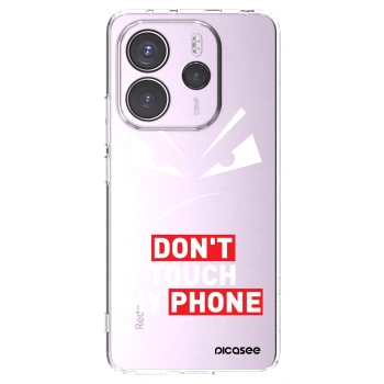 Picasee Xiaomi Redmi Note 14 4G Hülle - Transparentes Silikon - Evil Eye - Transparent