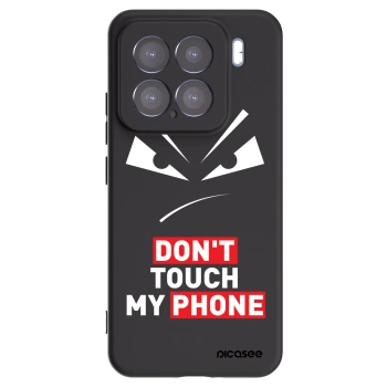 Picasee Xiaomi 15 Hülle - Schwarzes Silikon - Evil Eye - Transparent