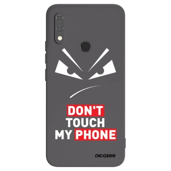Picasee Xiaomi Redmi Note 7 Hülle - Schwarzes Silikon - Evil Eye - Transparent