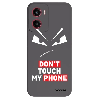 Picasee Motorola Moto G05 Hülle - Schwarzes Silikon - Evil Eye - Transparent