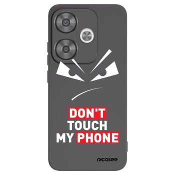 Picasee Xiaomi Poco F6 Hülle - Schwarzes Silikon - Evil Eye - Transparent