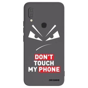 Picasee Xiaomi Redmi 7 Hülle - Schwarzes Silikon - Evil Eye - Transparent