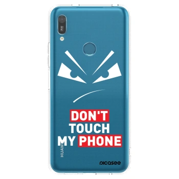 Picasee Huawei Y6 2019 Hülle - Transparentes Silikon - Evil Eye - Transparent