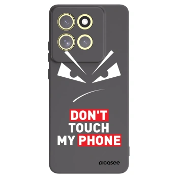 Picasee Motorola Moto G86 5G Hülle - Schwarzes Silikon - Evil Eye - Transparent