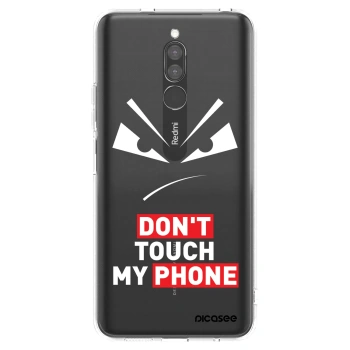 Picasee Xiaomi Redmi 8 Hülle - Transparentes Silikon - Evil Eye - Transparent