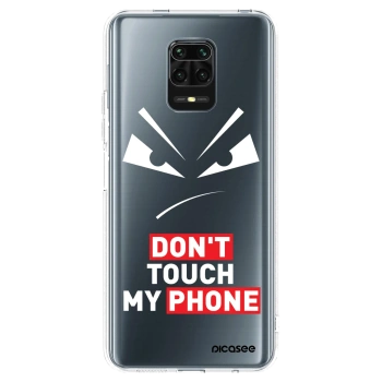 Picasee Xiaomi Redmi Note 9 Pro Hülle - Transparentes Silikon - Evil Eye - Transparent