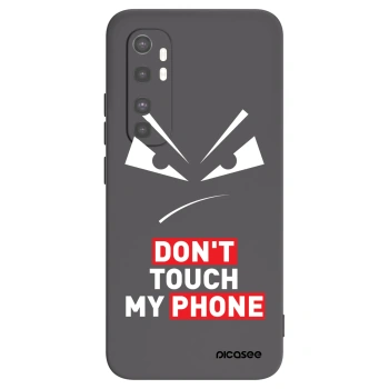 Picasee Xiaomi Mi Note 10 Lite Hülle - Schwarzes Silikon - Evil Eye - Transparent
