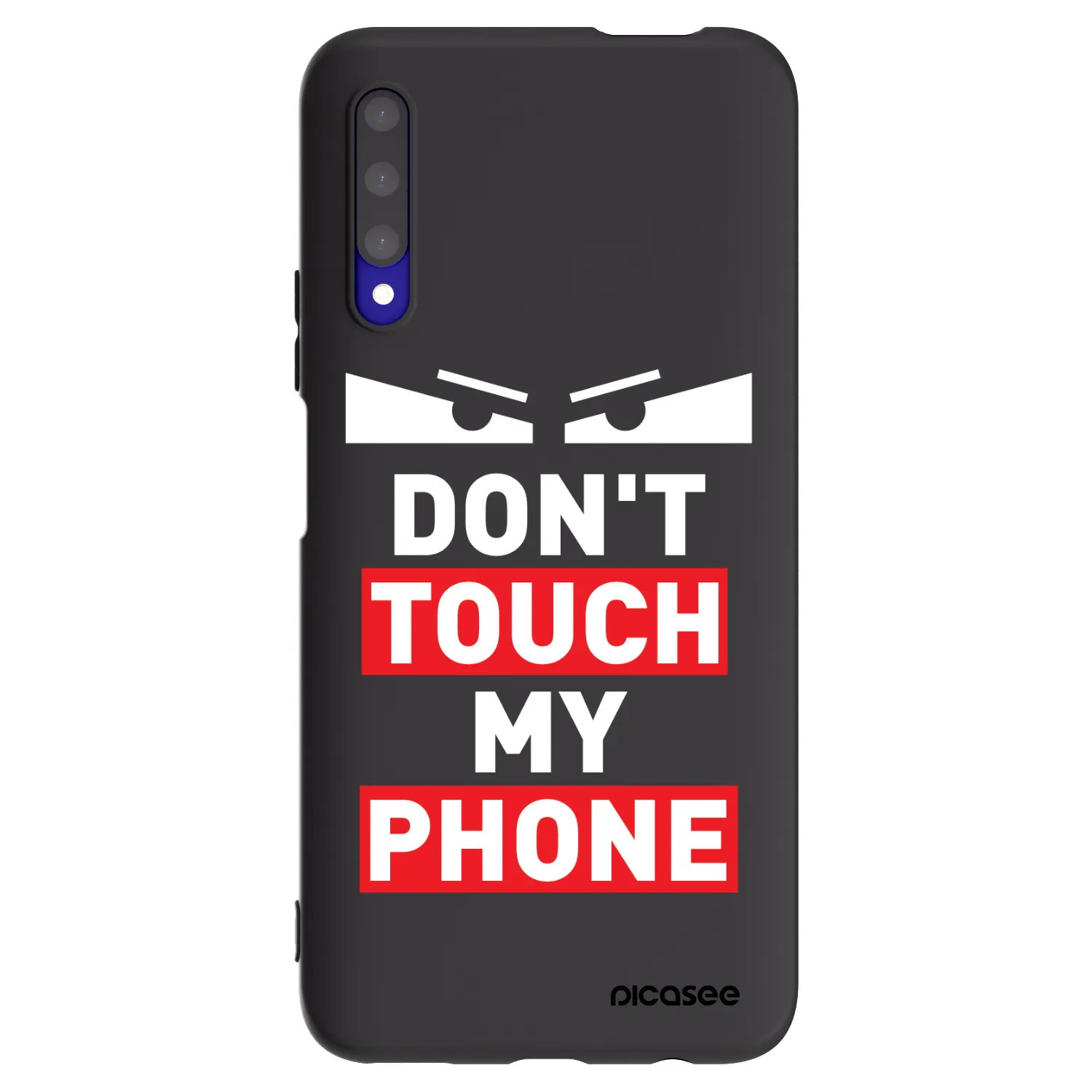 Picasee Honor 9X Pro Hülle - Schwarzes Silikon - Shadow Eye - Transparent