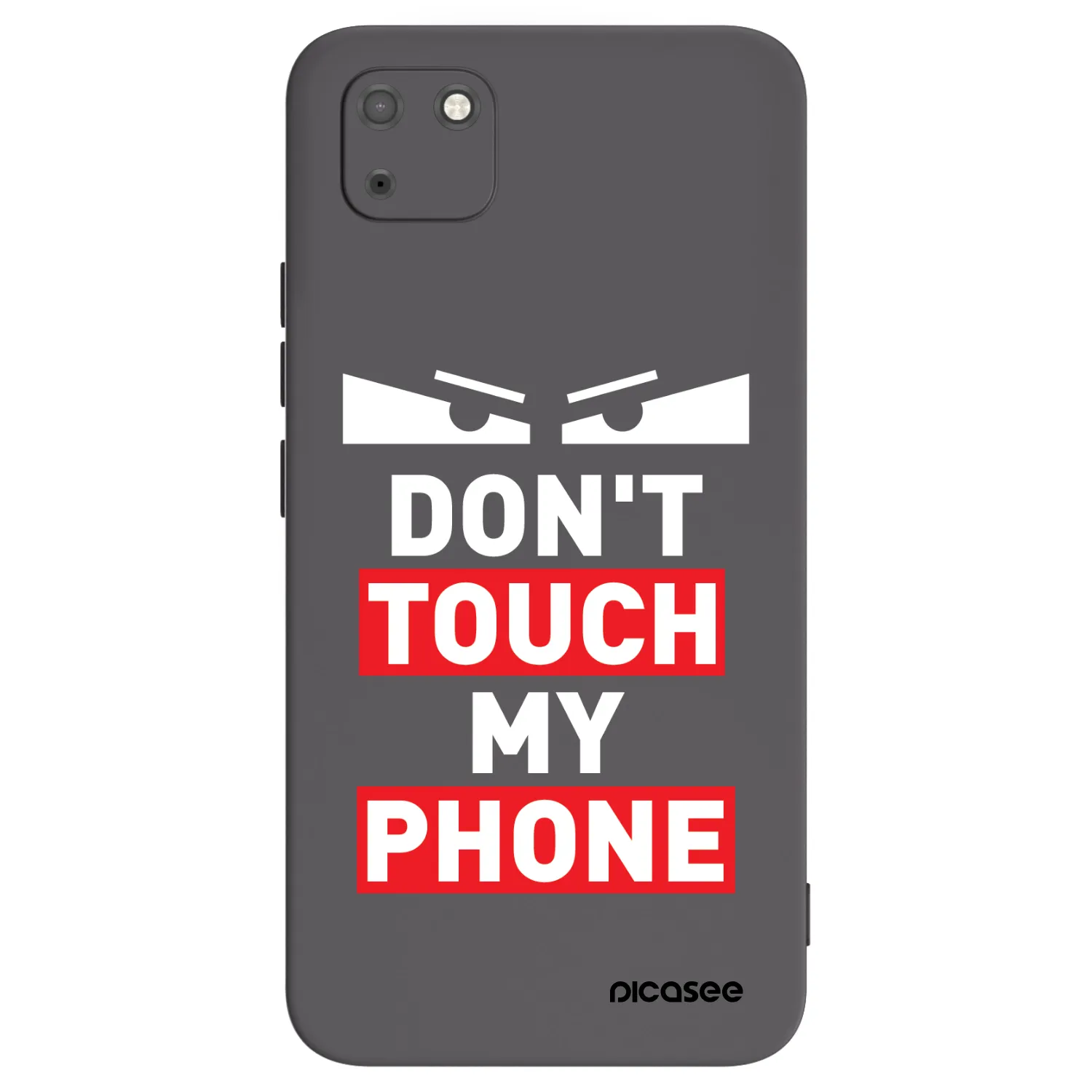 Picasee Huawei Y5P Hülle - Schwarzes Silikon - Shadow Eye - Transparent