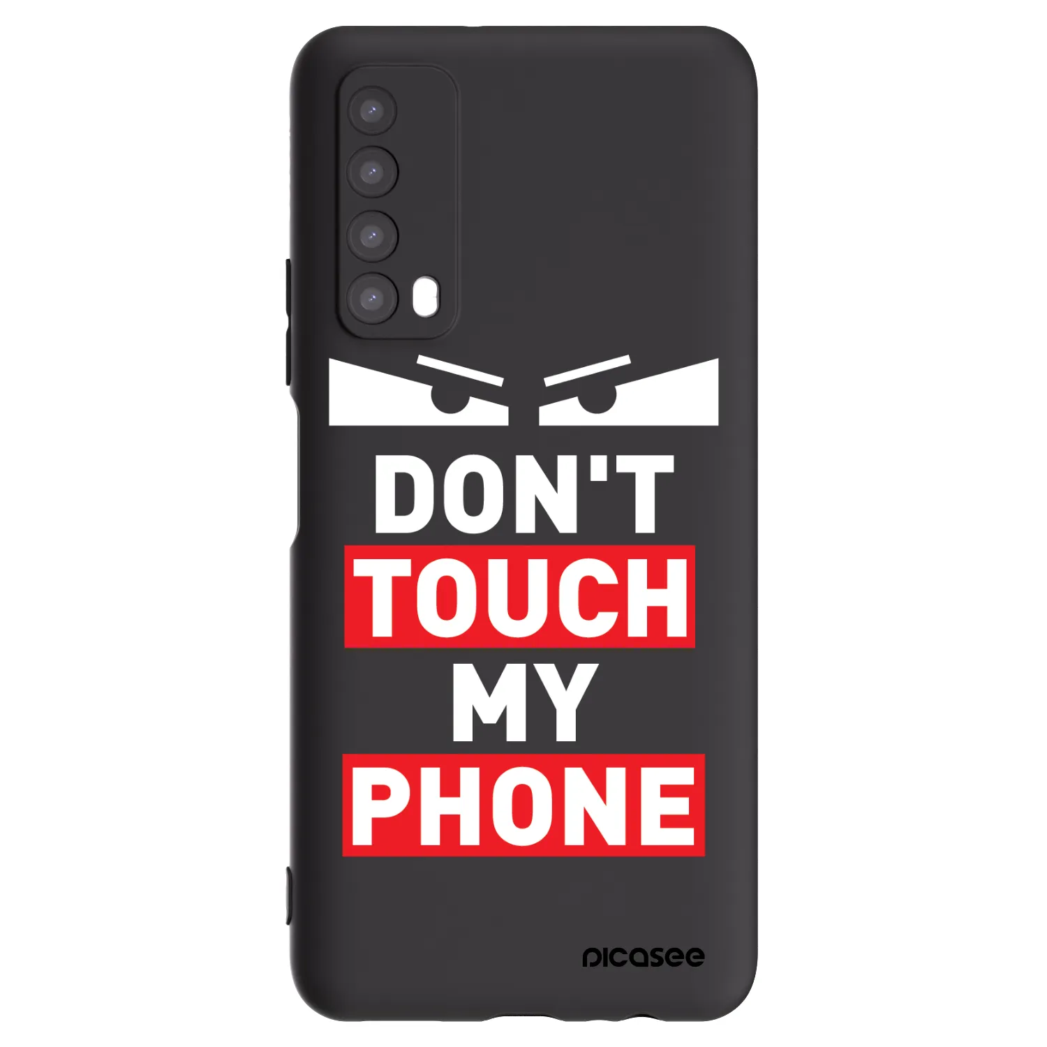 Picasee Huawei P Smart 2021 Hülle - Schwarzes Silikon - Shadow Eye - Transparent