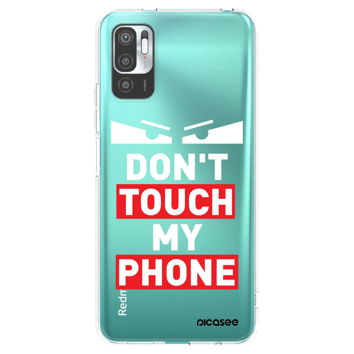 Picasee Xiaomi Redmi Note 10 5G Hülle - Transparentes Silikon - Shadow Eye - Transparent