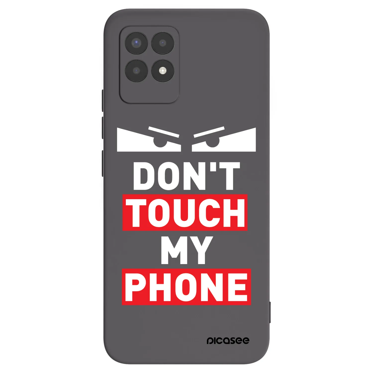 Picasee Realme 8i Hülle - Schwarzes Silikon - Shadow Eye - Transparent