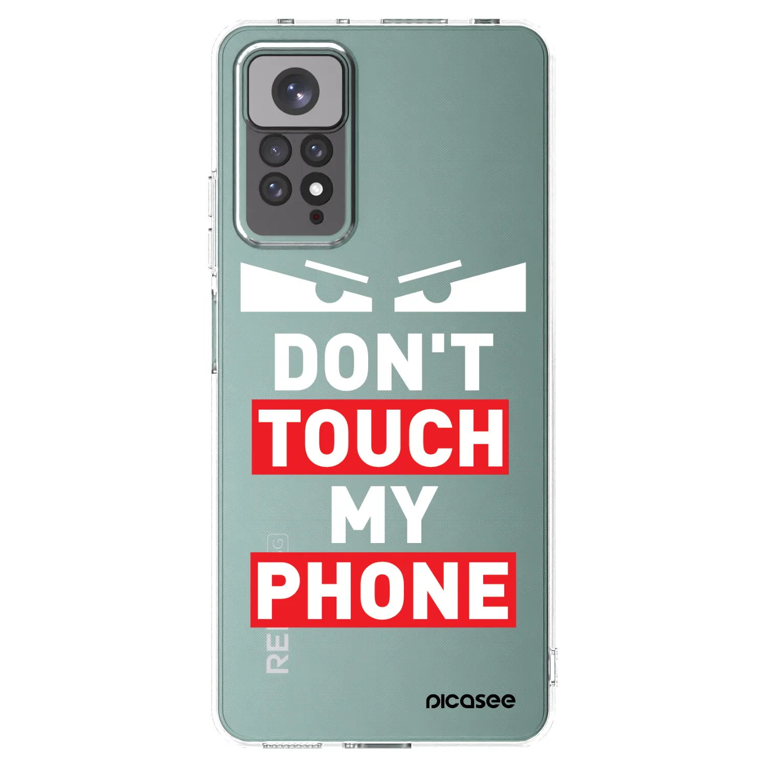 Picasee Xiaomi Redmi Note 11S 4G Hülle - Transparentes Silikon - Shadow Eye - Transparent