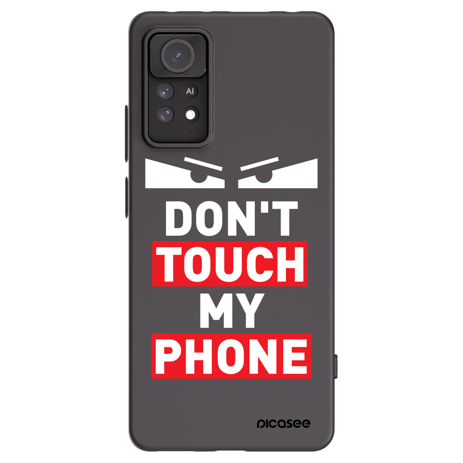 Picasee Xiaomi Redmi Note 11 Pro 5G Hülle - Schwarzes Silikon - Shadow Eye - Transparent