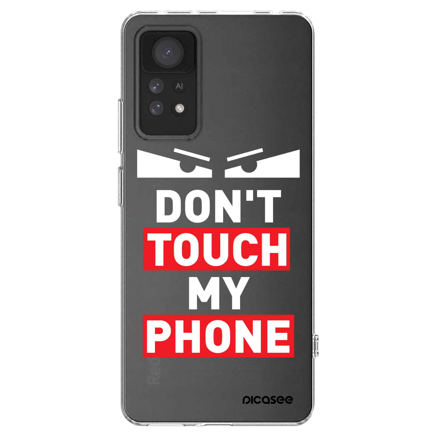 Picasee Xiaomi Redmi Note 11 Pro 5G Hülle - Transparentes Silikon - Shadow Eye - Transparent