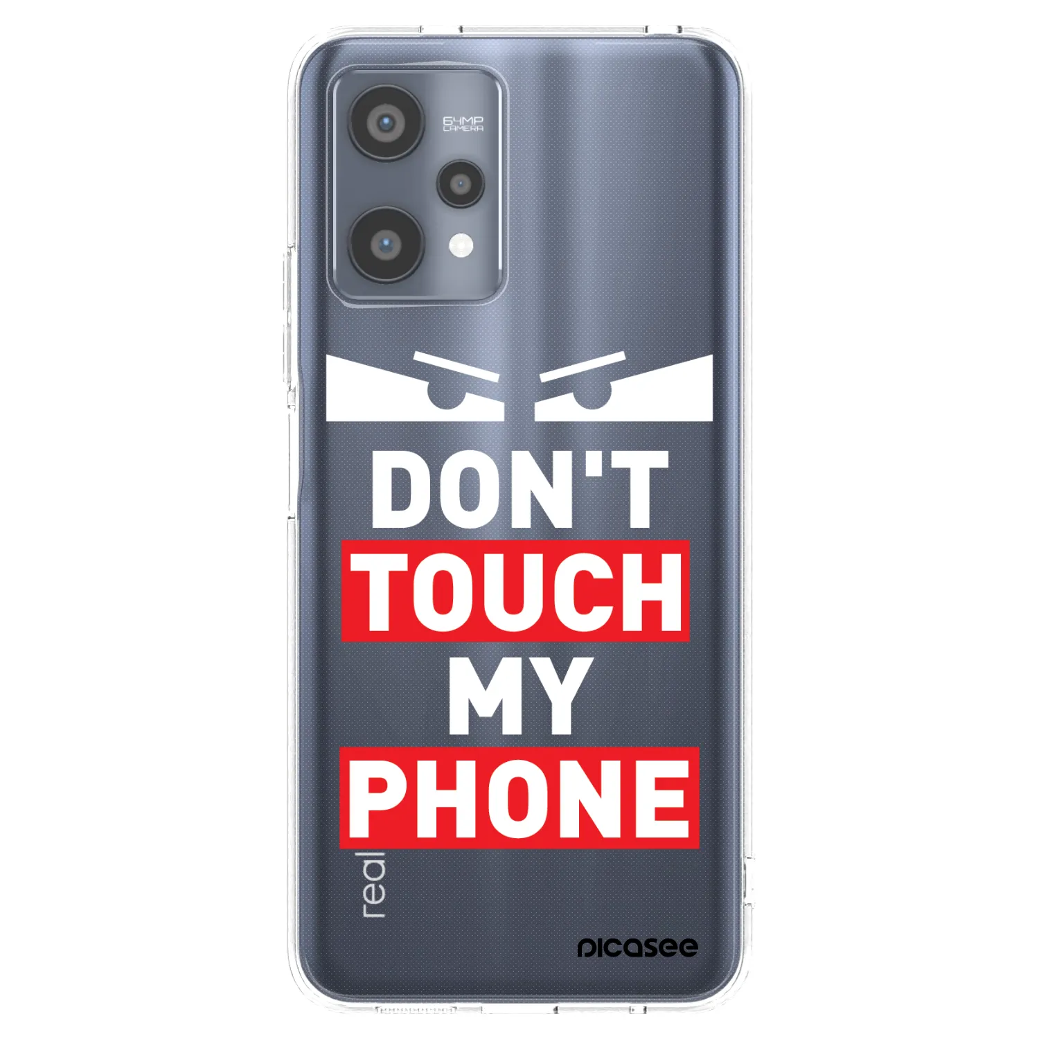 Picasee Realme 9 Pro 5G Hülle - Transparentes Silikon - Shadow Eye - Transparent