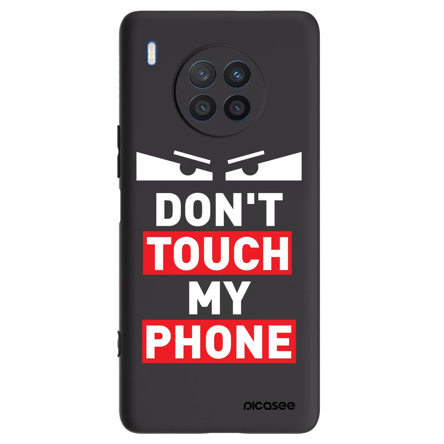 Picasee Honor 50 Lite Hülle - Schwarzes Silikon - Shadow Eye - Transparent