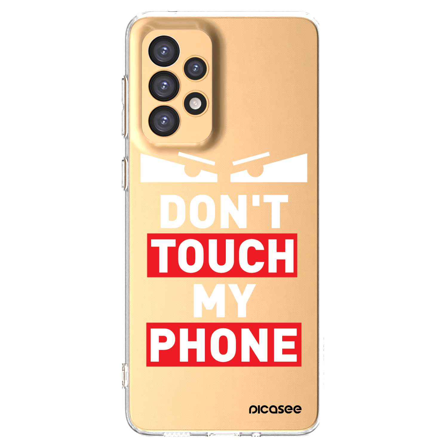 Picasee Samsung Galaxy A33 5G A336 Hülle - Transparentes Silikon - Shadow Eye - Transparent