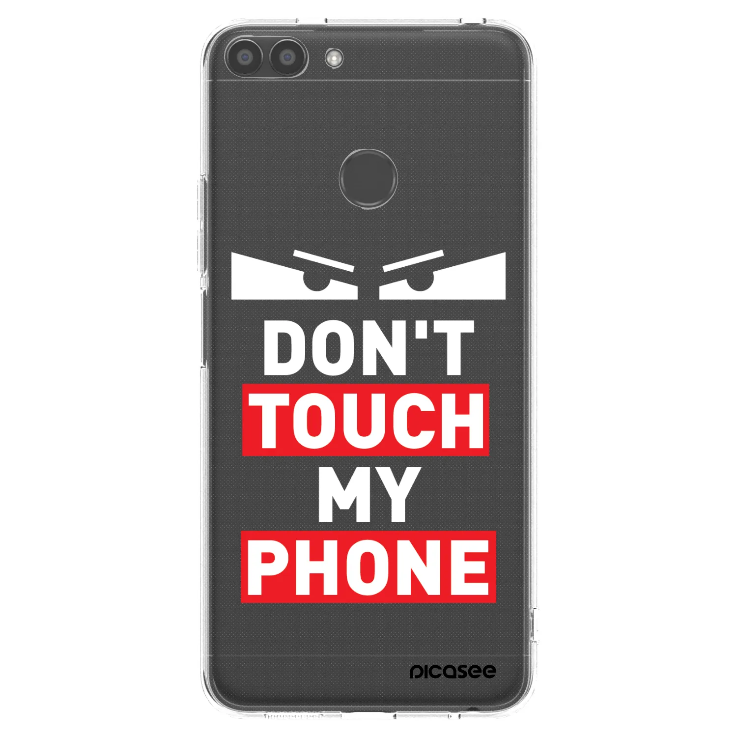 Picasee Huawei P Smart Hülle - Transparentes Silikon - Shadow Eye - Transparent